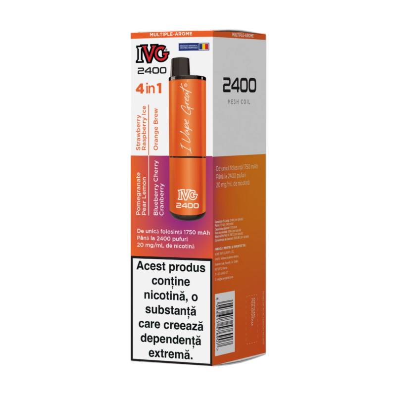 IVG 2400 Ediție 4 în 1 multi aromă juicy edition