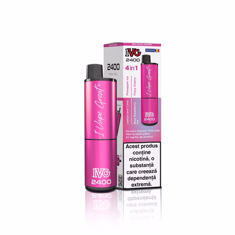 IVG 2400 Ediție 4 în 1 multi aromă special edition
